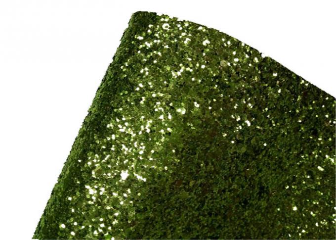 Ανοικτό πράσινο παγωμένος κοντόχοντρος ακτινοβολεί ύφασμα 0.55mm πάχος για τα παπούτσια και την ταπετσαρία