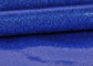 Το μπλε PVC ακτινοβολεί ύφασμα με το κατώτατο σημείο υφασμάτων, το ειδικό υφαντικό σπινθήρισμα δέρματος ακτινοβολεί ύφασμα προμηθευτής