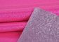 Το ανθεκτικό συνθετικό δέρμα ακτινοβολεί ροζ χρώμα υφάσματος PVC για την κατασκευή των τσαντών προμηθευτής