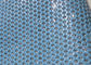 Ανοικτό μπλε όμορφο διατρυπημένο δέρματος υλικό ύφασμα δέρματος υφάσματος αδιάβροχο προμηθευτής